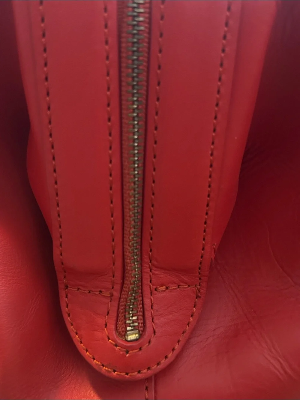 Talbots Red Leather Top-Handle Satchel